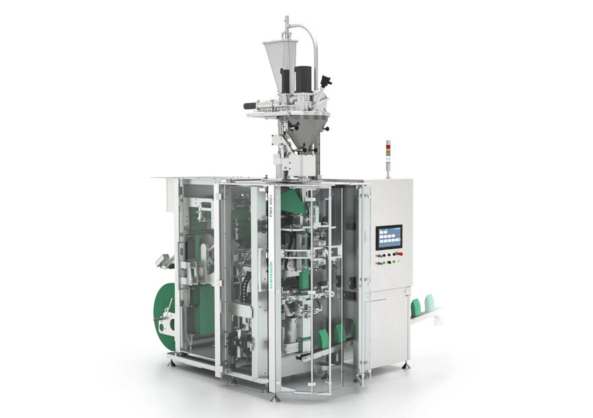 Syntegon launcht Schlauchbeutelmaschine f&uuml;r Kaffee PMX 4001&nbsp;auf Fachpack